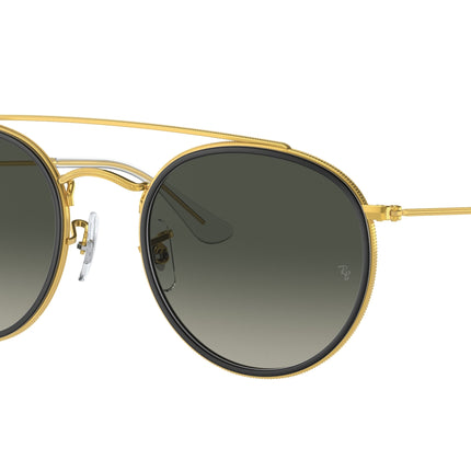 Ray-Ban RB3647N Round Sunglasses  923871-Gold 51-145-22 - Color Map Gold