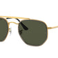 Ray-Ban THE MARSHAL II RB3648M Irregular Sunglasses  923931-Gold 52-145-23 - Color Map Gold