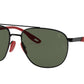 Ray-Ban RB3659M Square Sunglasses  F02871-Black 57-140-17 - Color Map Black