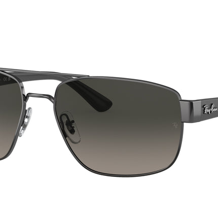 Ray-Ban RB3663 Irregular Sunglasses  004/71-Gunmetal 60-140-17 - Color Map Grey
