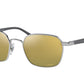 Ray-Ban CHROMANCE RB3664CH Square Sunglasses  003/6O-Silver 50-145-19 - Color Map Silver