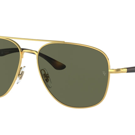 Ray-Ban RB3683 Square Sunglasses  001/58-Arista Gold 56-135-15 - Color Map Gold