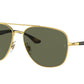 Ray-Ban RB3683 Square Sunglasses  001/58-Gold 56-135-15 - Color Map Gold