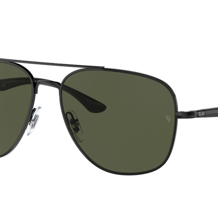 Ray-Ban RB3683 Square Sunglasses  002/31-Black 56-135-15 - Color Map Black