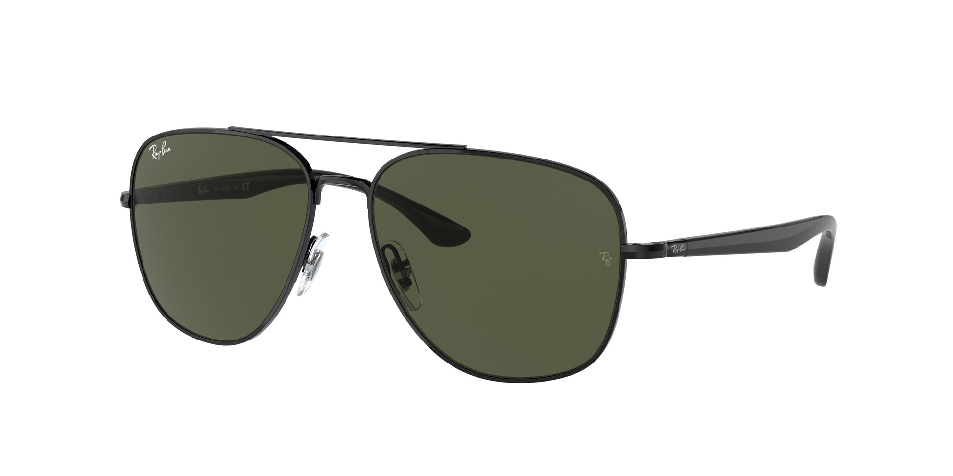 Ray-Ban RB3683 Square Sunglasses  002/31-Black 56-135-15 - Color Map Black