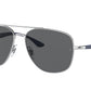 Ray-Ban RB3683 Square Sunglasses  003/B1-Silver 59-145-15 - Color Map Silver