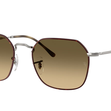 Ray-Ban JIM RB3694 Irregular Sunglasses  92700A-Havana On Gunmetal 55-145-20 - Color Map Tortoise