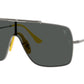 Ray-Ban RB3697M Square Sunglasses  F03087-Gunmetal 0-140-135 - Color Map Grey
