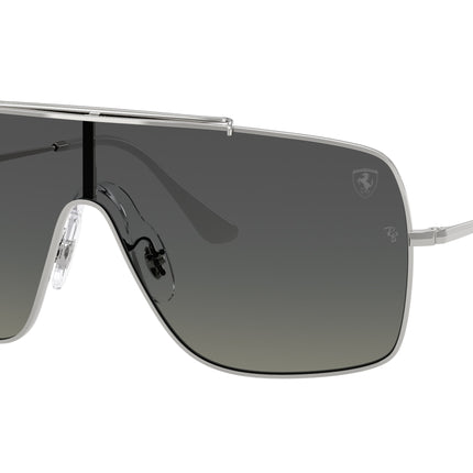 Ray-Ban RB3697M Square Sunglasses  F1048G-Silver 0-140-135 - Color Map Silver