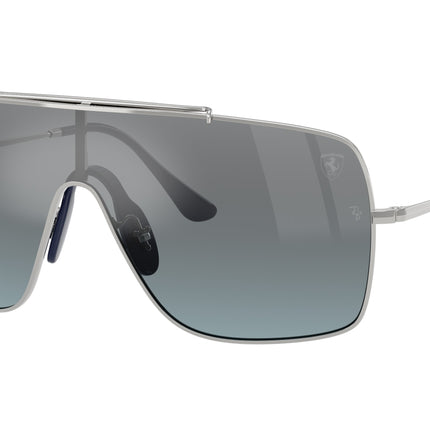 Ray-Ban RB3697M Square Sunglasses  F104Y0-Silver 0-140-135 - Color Map Silver