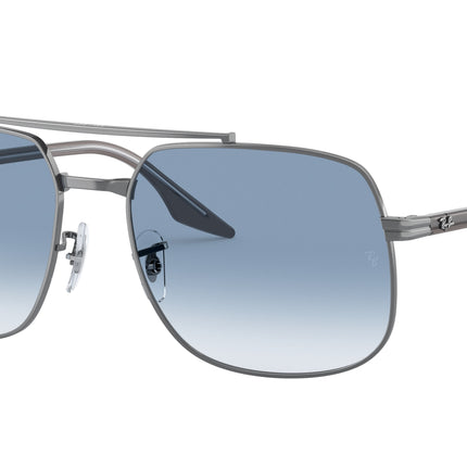 Ray-Ban RB3699 Square Sunglasses  004/3F-Gunmetal 59-145-18 - Color Map Grey