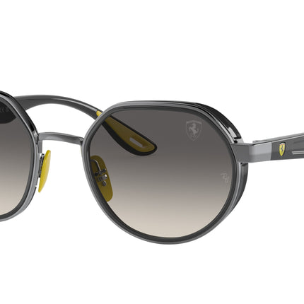 Ray-Ban RB3703M Irregular Sunglasses  F03011-Gunmetal 51-145-21 - Color Map Grey