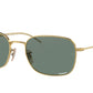 Ray-Ban RB3706 Pillow Sunglasses  001/O9-Gold 57-145-20 - Color Map Gold
