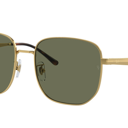 Ray-Ban RB3713D Irregular Sunglasses  001/9A-Arista Gold 57-145-18 - Color Map Gold