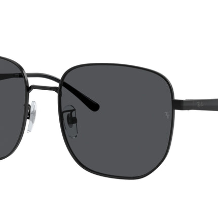 Ray-Ban RB3713D Irregular Sunglasses  002/87-Black 57-145-18 - Color Map Black