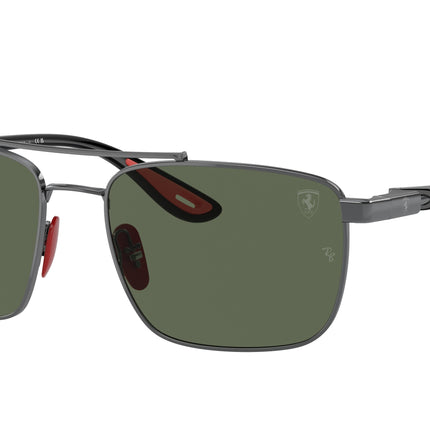 Ray-Ban RB3715M Square Sunglasses  F00171-Gunmetal 58-145-18 - Color Map Grey