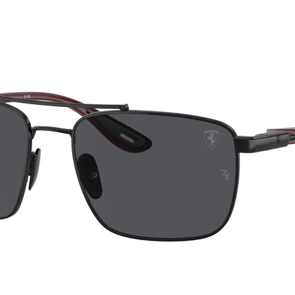 Ray-Ban RB3715M Square Sunglasses  F02087-Black 58-145-18 - Color Map Black