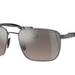 Ray-Ban RB3715M Square Sunglasses  F0845J-Gunmetal 58-145-18 - Color Map Grey