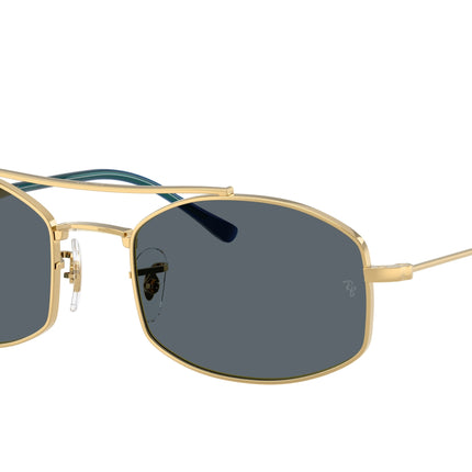 Ray-Ban RB3719 Oval Sunglasses  9278R5-Arista Gold 54-145-20 - Color Map Gold