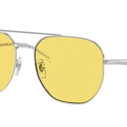 Ray-Ban RB3724D Irregular Sunglasses  003/85-Silver 59-145-18 - Color Map Silver