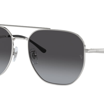 Ray-Ban RB3724D Irregular Sunglasses  003/8G-Silver 59-145-18 - Color Map Silver