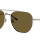 Ray-Ban RB3724D Irregular Sunglasses  004/73-Gunmetal 59-145-18 - Color Map Grey