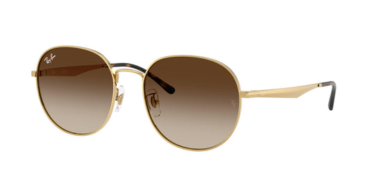 Ray-Ban RB3727D Phantos Sunglasses  001/13-Arista Gold 57-145-19 - Color Map Gold