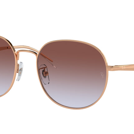 Ray-Ban RB3727D Phantos Sunglasses  9202I8-Rose Gold 57-145-19 - Color Map Gold