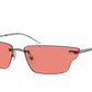 Ray-Ban ANH RB3731 Irregular Sunglasses  004/84-Gunmetal 66-145-15 - Color Map Grey