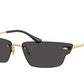 Ray-Ban ANH RB3731 Irregular Sunglasses  921387-Light Gold 63-145-15 - Color Map Gold
