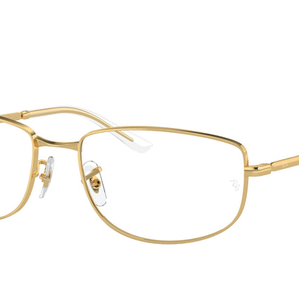 Ray-Ban RB3732 Irregular Sunglasses  001/GJ-Arista Gold 56-145-18 - Color Map Gold