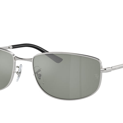 Ray-Ban RB3732 Irregular Sunglasses  003/40-Silver 59-145-18 - Color Map Silver