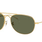 Ray-Ban BAIN BRIDGE RB3735 Pilot Sunglasses  001/58-Gold 60-145-17 - Color Map Gold