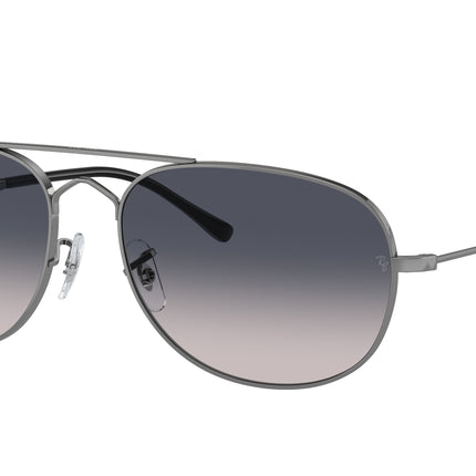 Ray-Ban BAIN BRIDGE RB3735 Pilot Sunglasses  004/78-Gunmetal 60-145-17 - Color Map Grey
