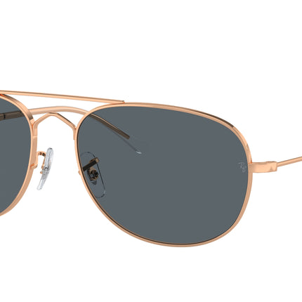 Ray-Ban BAIN BRIDGE RB3735 Pilot Sunglasses  9202R5-Rose Gold 60-145-17 - Color Map Gold