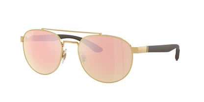Ray-Ban RB3736CH Irregular Sunglasses  001/I0-Arista Gold 56-145-19 - Color Map Gold