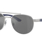 Ray-Ban RB3736 Irregular Sunglasses  003/6G-Silver 56-145-19 - Color Map Silver