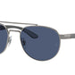 Ray-Ban RB3736 Irregular Sunglasses  004/80-Gunmetal 56-145-19 - Color Map Grey