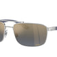 Ray-Ban RB3737CH Rectangle Sunglasses  003/J0-Silver 60-145-18 - Color Map Silver