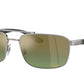 Ray-Ban RB3737CH Rectangle Sunglasses  004/6O-Gunmetal 60-145-18 - Color Map Grey