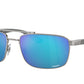 Ray-Ban RB3737CH Rectangle Sunglasses  004/A1-Gunmetal 60-145-18 - Color Map Grey