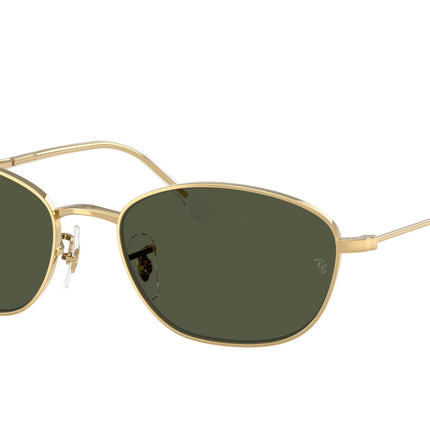 Ray-Ban RB3749 Irregular Sunglasses  001/31-Arista Gold 58-145-18 - Color Map Gold
