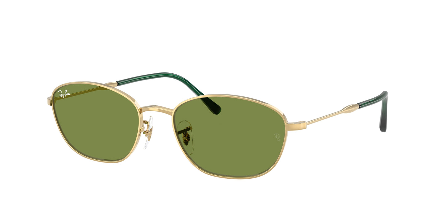 Ray-Ban RB3749 Irregular Sunglasses  001/4E-Arista Gold 58-145-18 - Color Map Gold