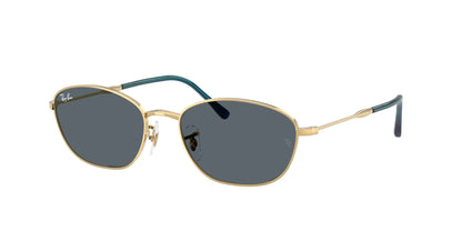 Ray-Ban RB3749 Irregular Sunglasses  9278R5-Arista Gold 58-145-18 - Color Map Gold