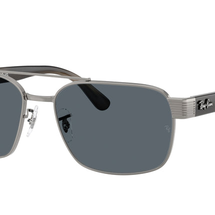 Ray-Ban RB3751 Square Sunglasses  004/R5-Gunmetal 61-145-17 - Color Map Grey