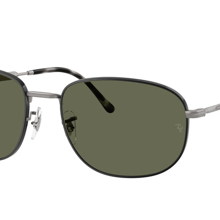 Ray-Ban RB3754 Pillow Sunglasses  927458-Matte Black On Matte Gunmetal 60-145-19 - Color Map Black