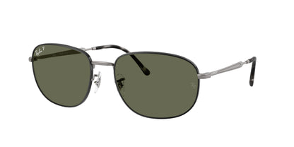 Ray-Ban RB3754 Pillow Sunglasses  927458-Matte Black On Matte Gunmetal 60-145-19 - Color Map Black