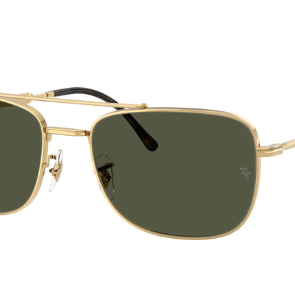 Ray-Ban RB3755 Rectangle Sunglasses  001/31-Arista Gold 62-145-19 - Color Map Gold