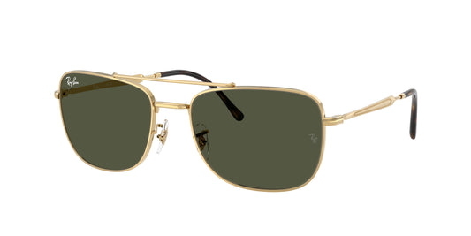 Ray-Ban RB3755 Rectangle Sunglasses  001/31-Arista Gold 62-145-19 - Color Map Gold