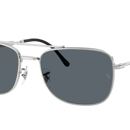 Ray-Ban RB3755 Rectangle Sunglasses  003/R5-Silver 62-145-19 - Color Map Silver